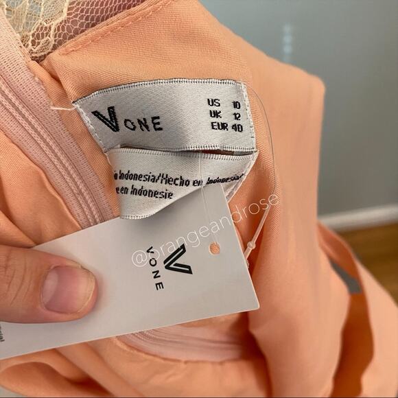 Vone Anthropologie Pink Dress 10 - Picture 11 of 16